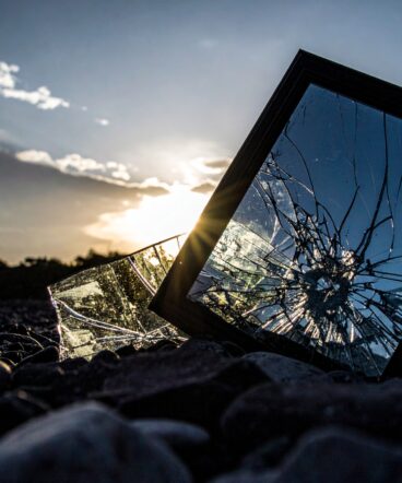 broken glass from inside a mirror with the sun 581185 broken glass from inside a mirror with the sun 581185